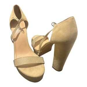 Cream heels